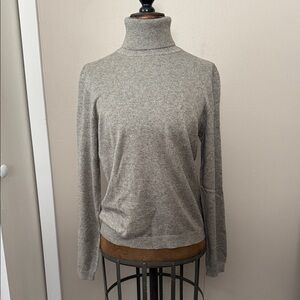 Polo by Ralph Lauren Light Gray Turtleneck Sweater